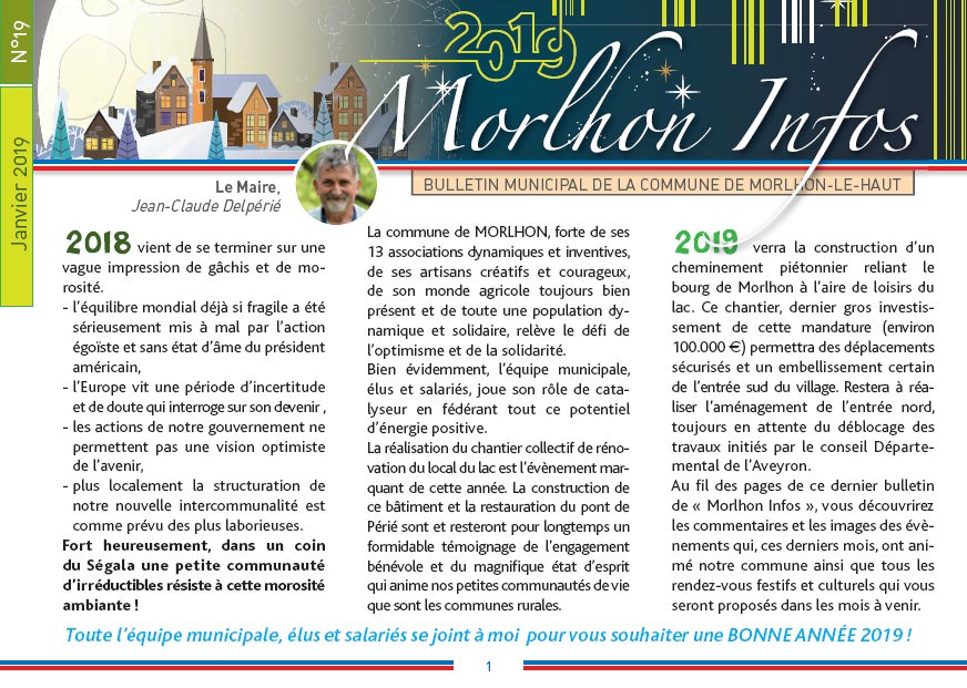 Bulletin municipal de Morlhon Le Haut 19