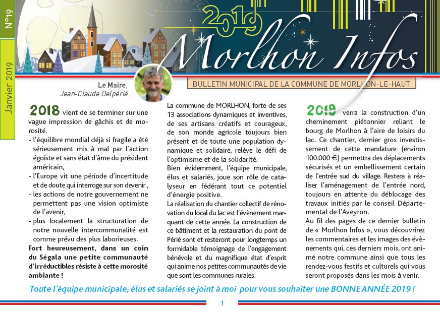 Bulletin municipal de Morlhon Le Haut 19