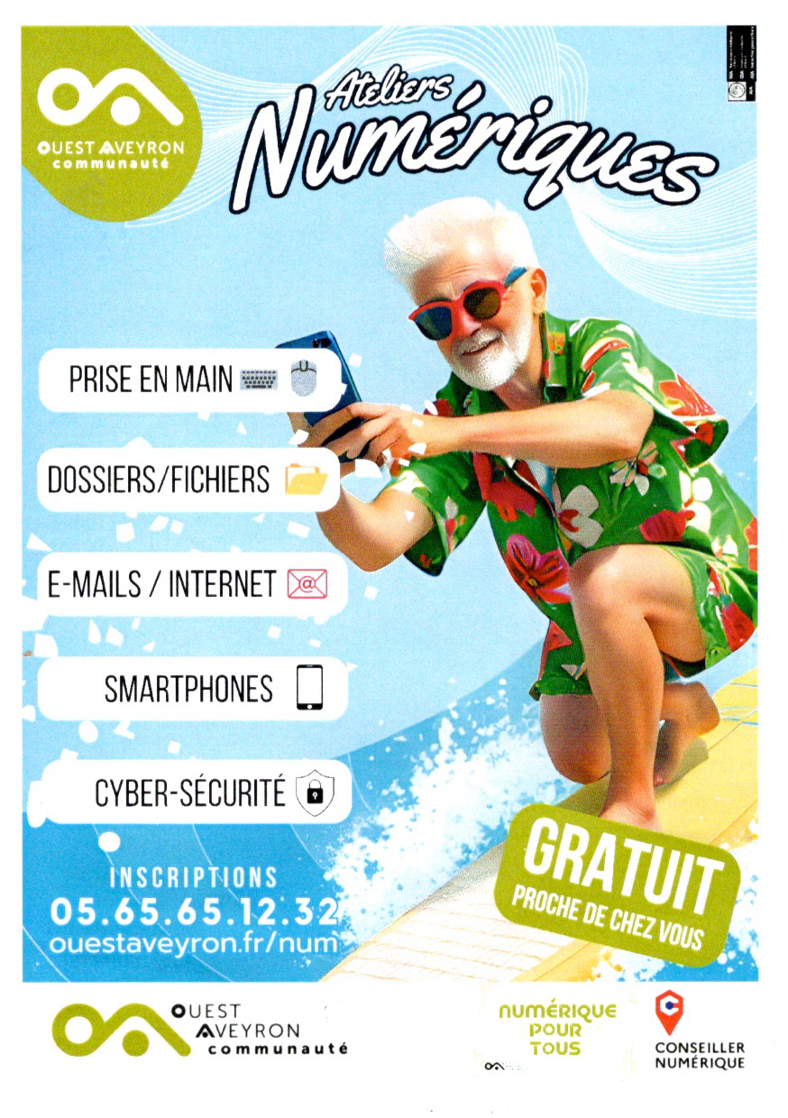 Lire la suite à propos de l’article Inscription aux ateliers numériques